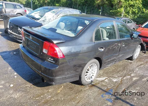 2005 Honda Civic Ex from USA, damaged, VIN 2HGES26755H616555